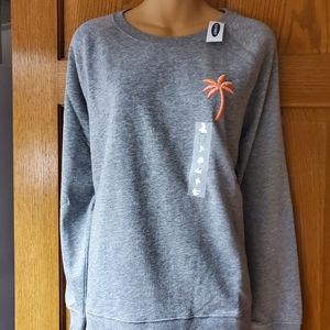 Old Navy Palm Tree Lightweight Sweatshirt